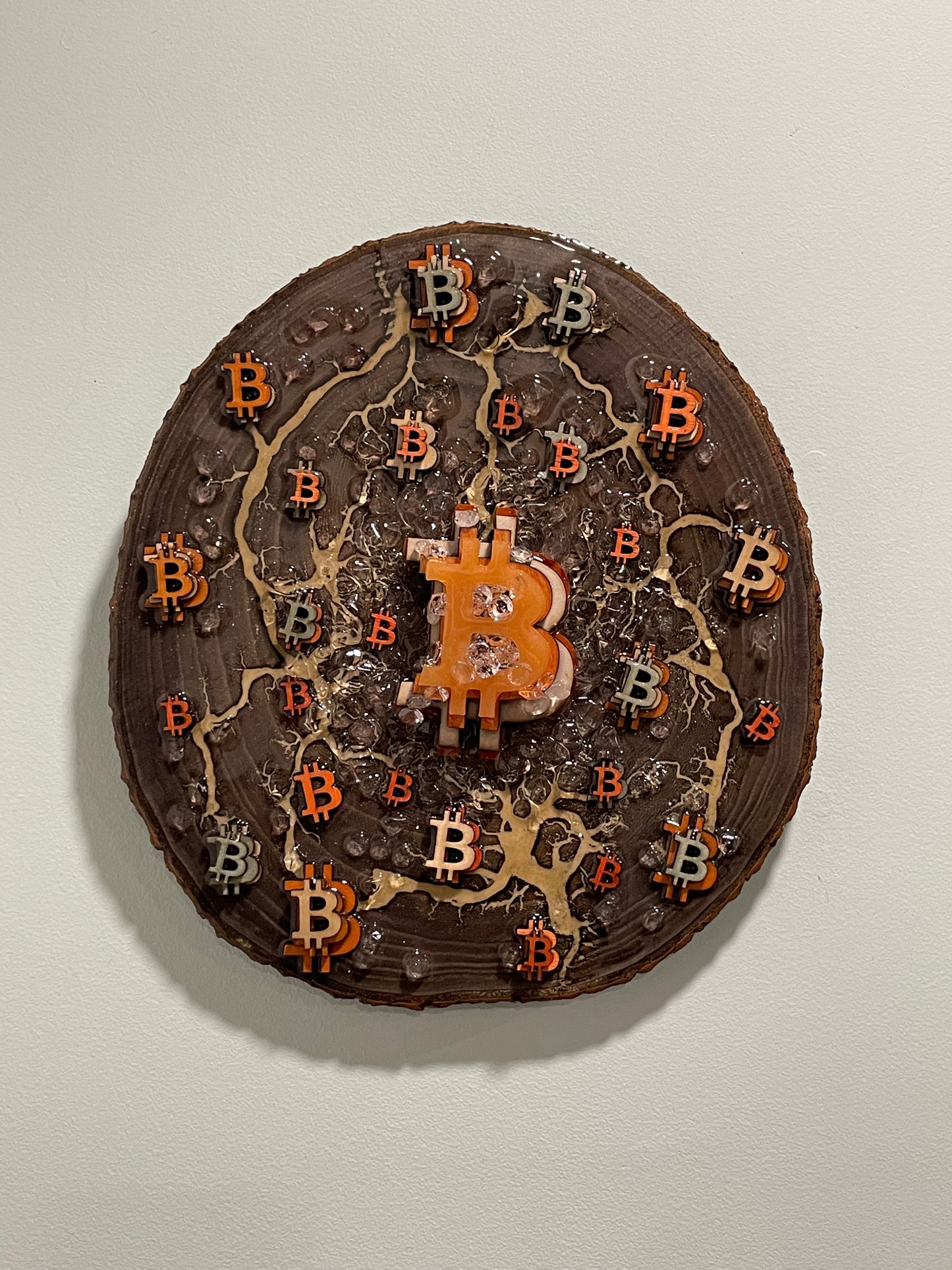 “Stacking Sats” 10-12” natural round