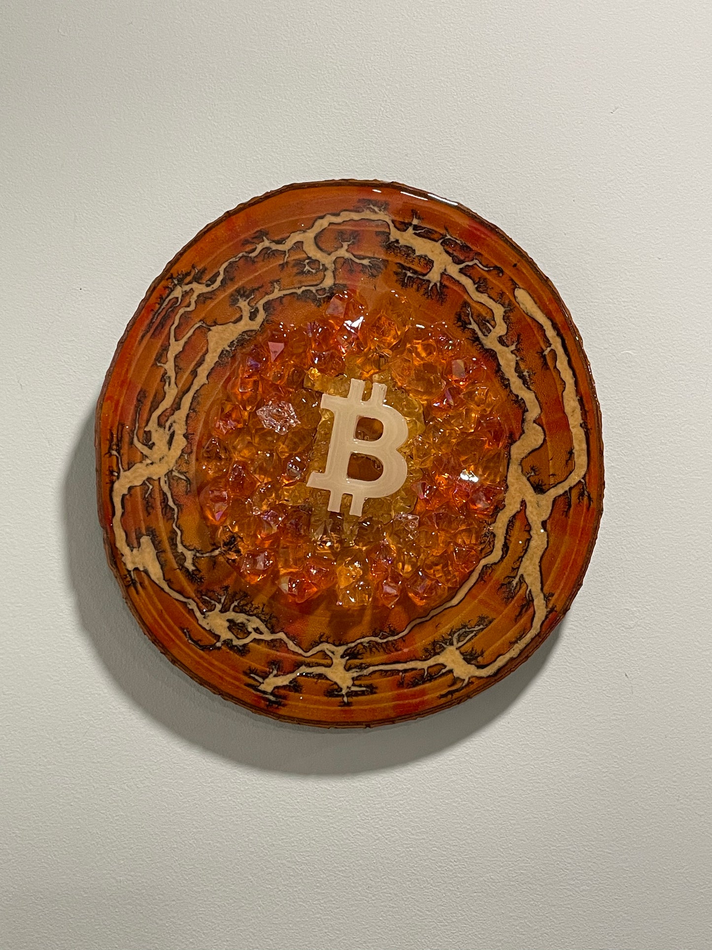 “Hard as Diamonds” 12” natural round