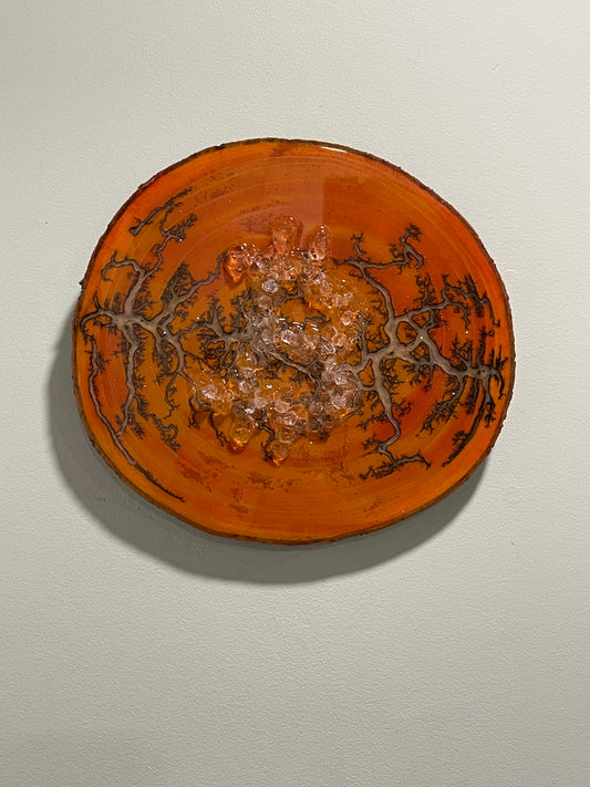 “Orange Energy” 2023  10” natural round
