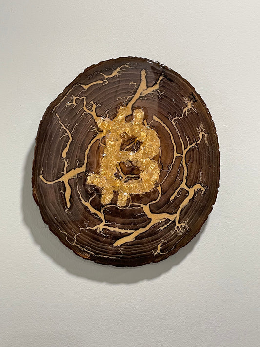 “Shining Bright” 10-12” natural round