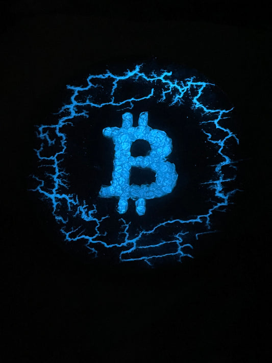 Essence of Bitcoin Series: 12 inch round;  #4/7, 2023