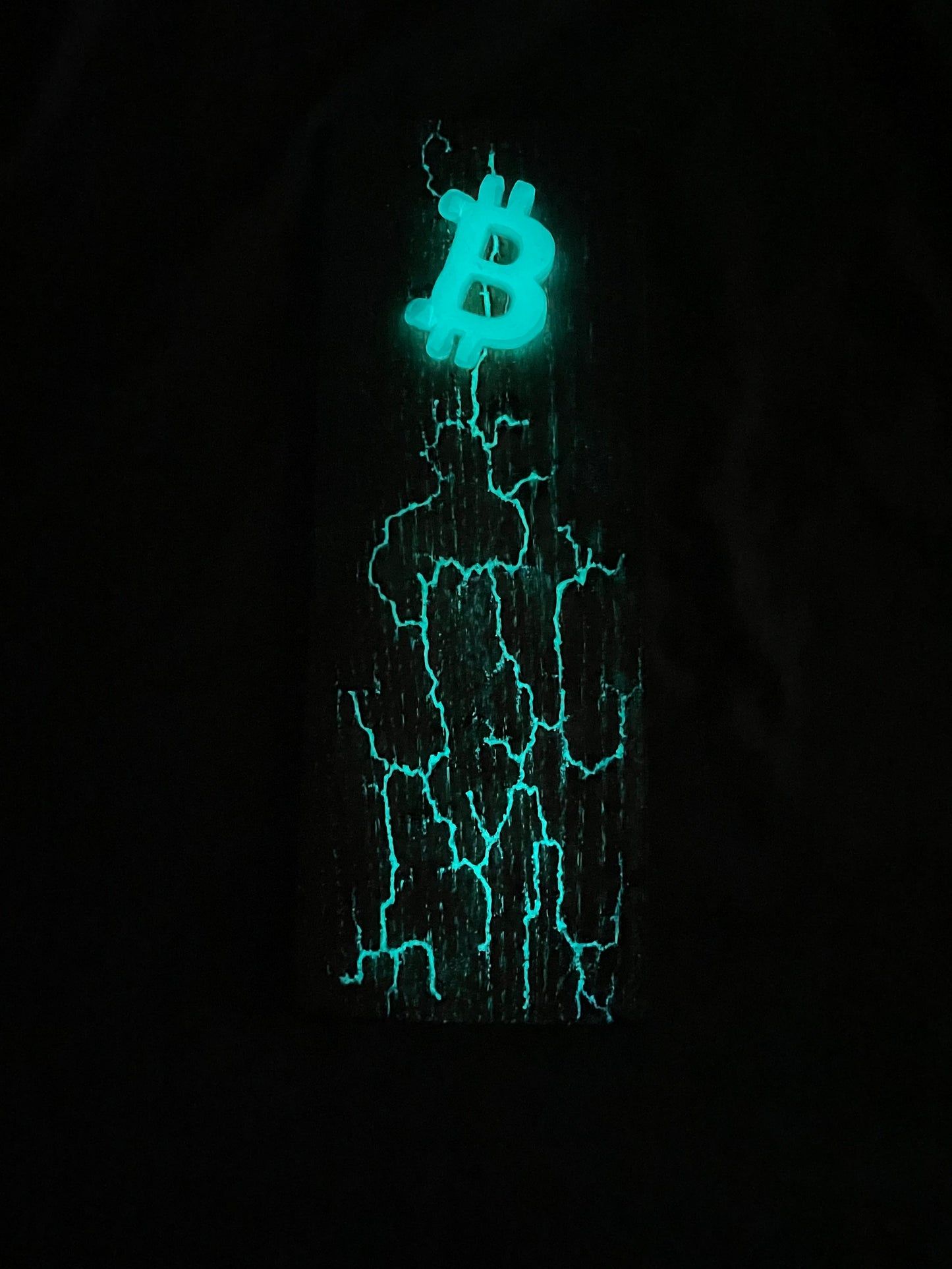 Bitcoin Rocket Series: #11/21; 5.25 x 14.25"; 2023