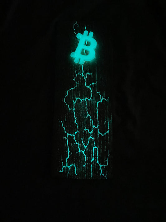 Bitcoin Rocket Series: #11/21;  5.25 x 14.25";  2023