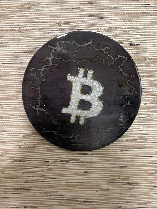 Essence of Bitcoin Series: 12 inch round;  #4/7, 2023