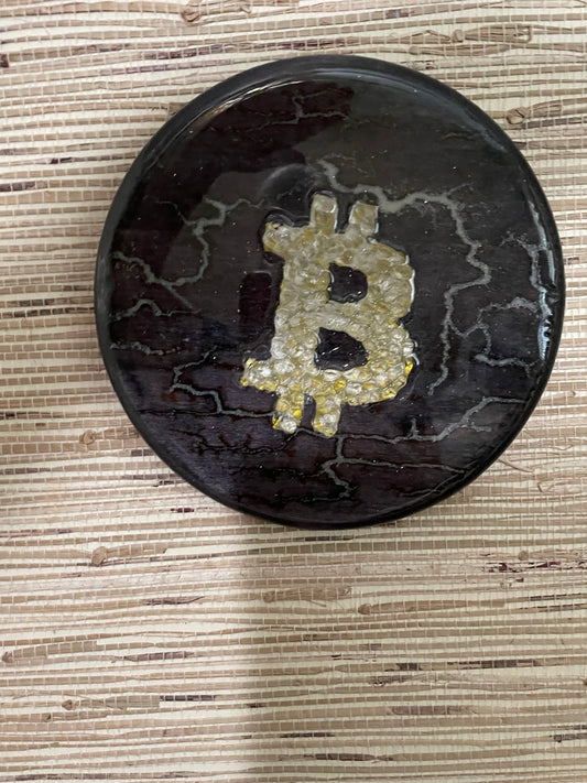Essence of Bitcoin Series: 8 inch round;  #4/7; 2023